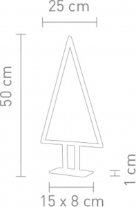 Sompex Pine Tischleuchte klein LED 3,2W, aluminium, 2700K, 288lm