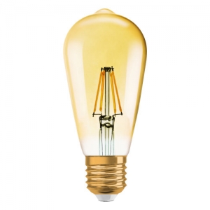 Osram Vintage 1906 LED Edison Gold ST64  7W-54W E27 dimmbar