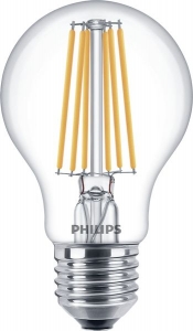 Philips Classic LEDbulb 8W-75W E27  klar nicht dimmbar